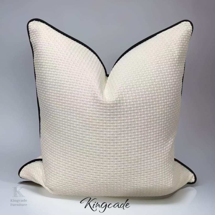 Australian Made 55x55 cm Piped Designer Cushion - cushion