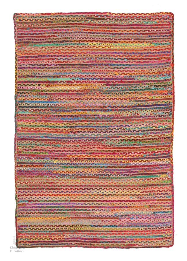 Anthony Expo Jute And Cotton Rug Multi Flatweave