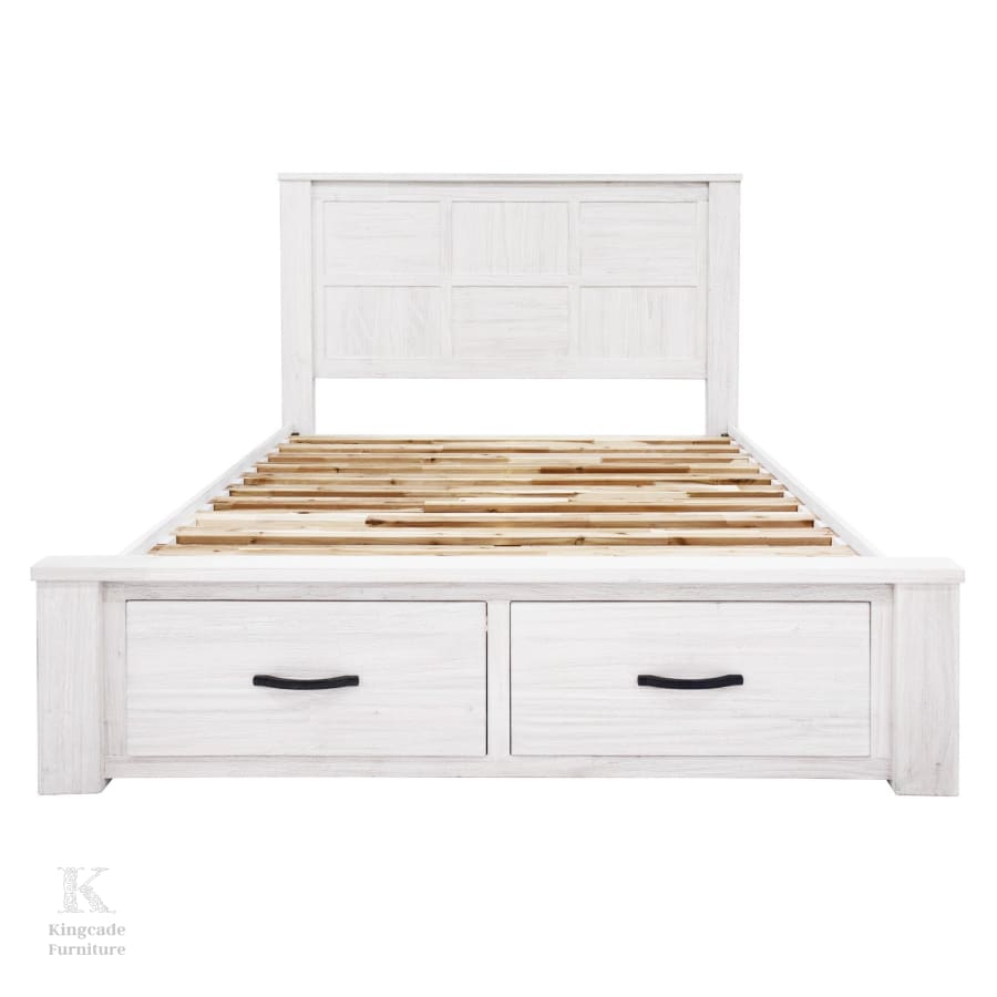 East Port Storage Bed With End Drawers Double