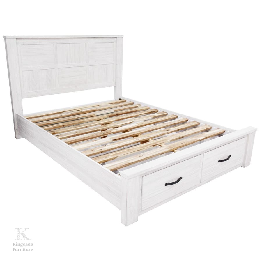 East Port Storage Bed With End Drawers King