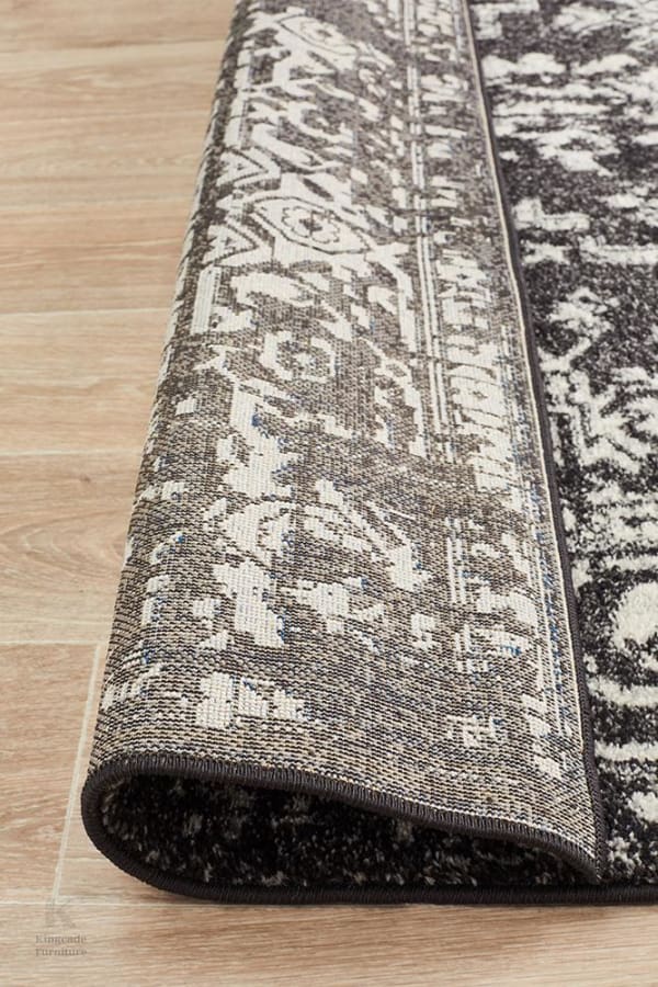 Evoke Scape Charcoal Transitional Rug Modern