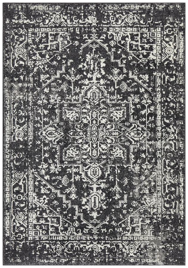 Evoke Scape Charcoal Transitional Rug Modern