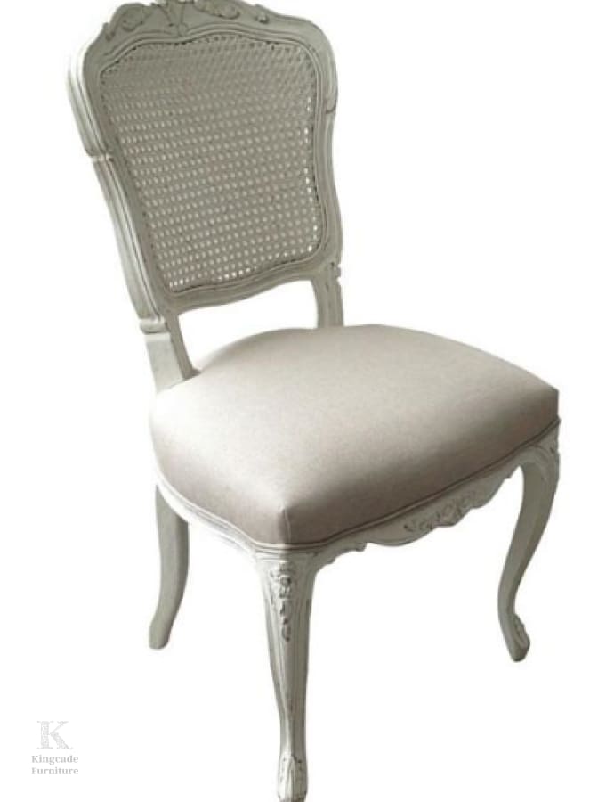 Hamptons Rattan Dining Chair White