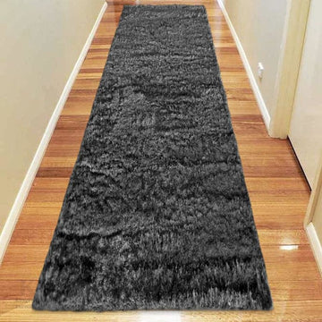 Soft Shaggy 1001 Dk.grey Hallway Runner