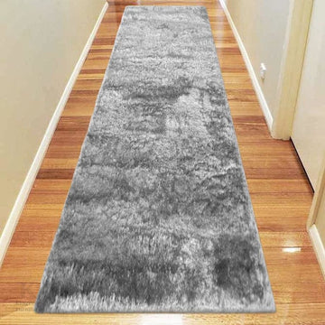 Soft Shaggy 1001 Lt.grey Hallway Runner