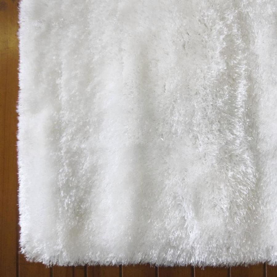 Soft Shaggy 1001 White Rug