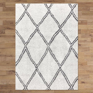 Sorento Shaggy 329 Cream Rug