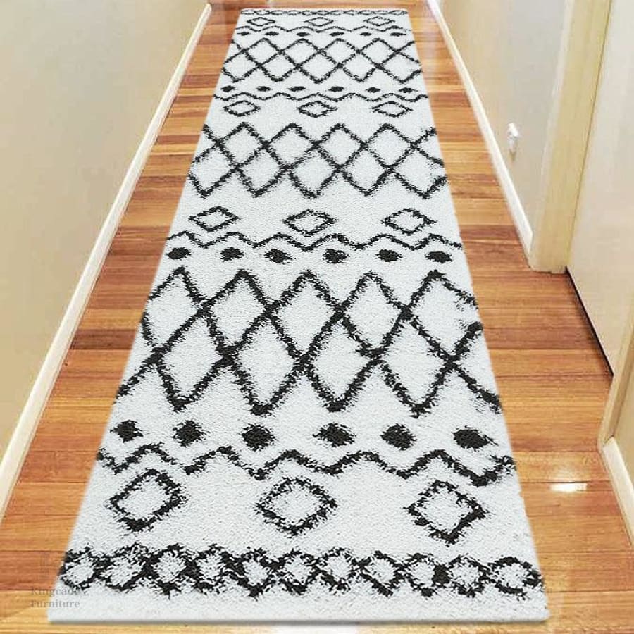 Sorento Shaggy 844 Cream Hallway Runner