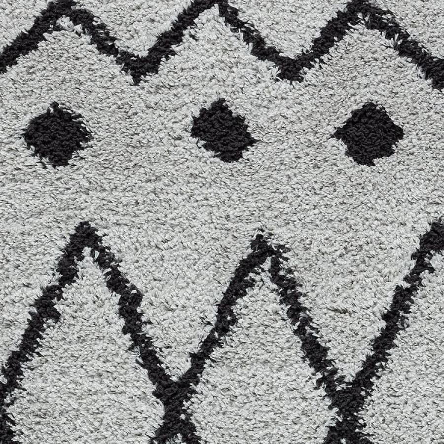 Sorento Shaggy 844 Grey Rug