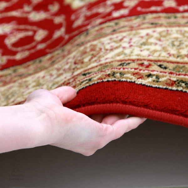 Van Classic Pattern Red Rug – KingcadeFurniture